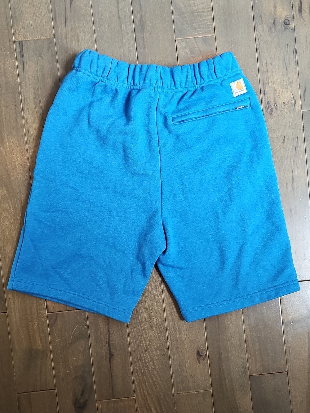 Men's Carhartt Relaxed Fit Midweight Fleece Shorts, Small, Blue - Picture 3 of 9